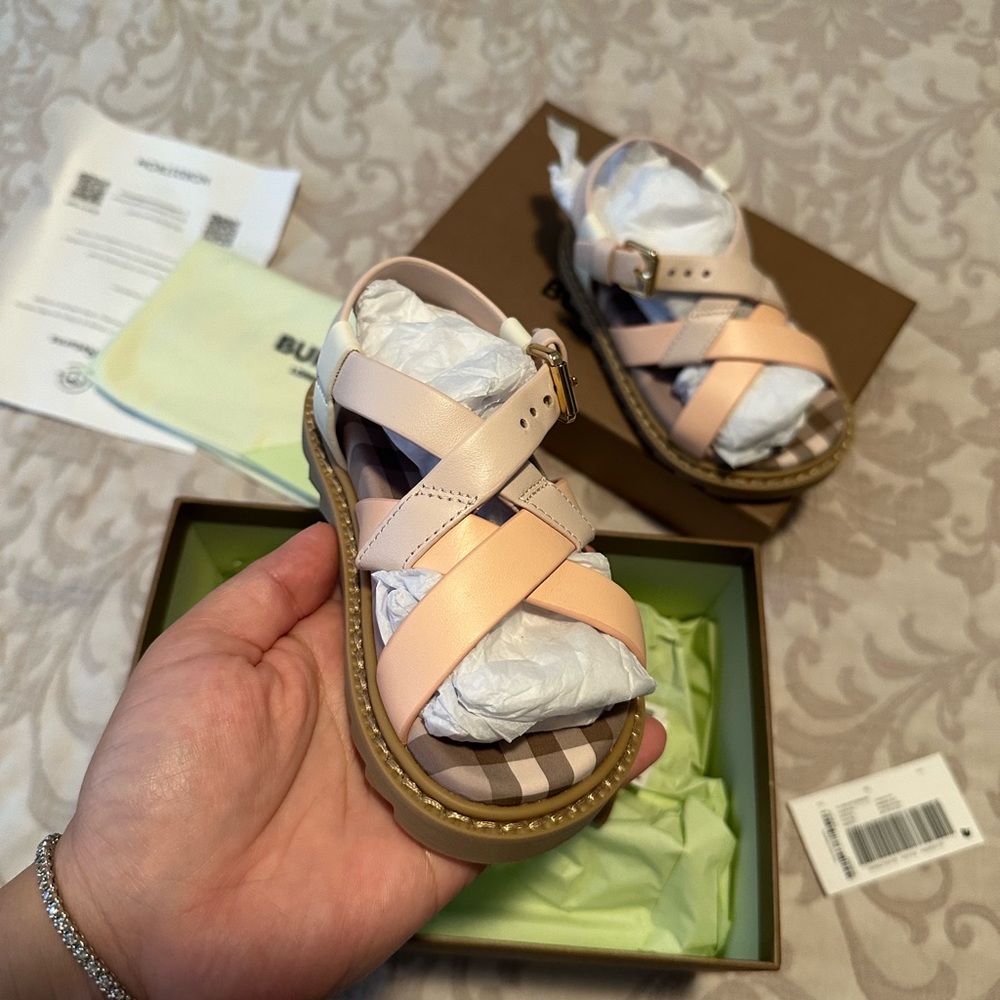 Burberry toddler sandals